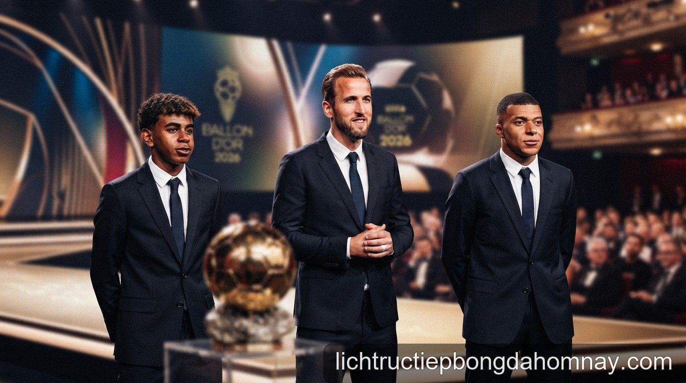 Cuộc đua Quả bóng vàng 2026: Harry Kane, Lamine Yamal hay Mbappe sẽ đăng quang?